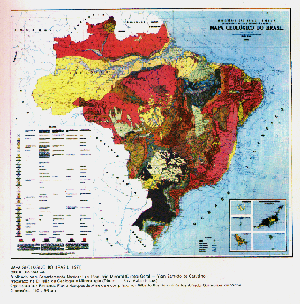 1971 Geological Map of Brazil