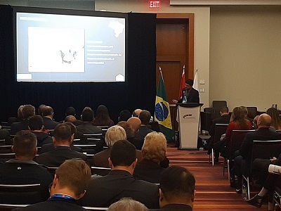  Catalog that brings together maps with areas favorable to prospecting for gold, copper, lead, zinc and iron, was presented by the head of the Economic Geology Division, Felipe Mattos Tavares 