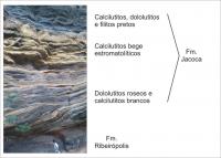 Contato da Formação Ribeirópolis com a Formação Jacoca.