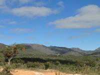 Panorama do Pico das Almas do inicio da trilha para o seu cume, Fazenda Silvina. Foto: Rogério Valença Ferreira.