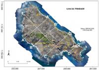 Fig. 6 - Imagem de satélite da ilha. Compilado de Freitas et al. 2022.