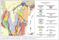 Figura 1 - Mapa geológico simplificado do Cráton São Francisco com a localização da região da Serra do Espinhaço Meridional. Compilado de Heilbron et al. (2017). Figura anexada pelo responsável do cadastro.