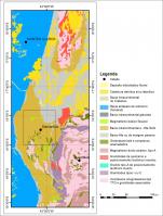 Figura 2 – a) Mapa tectônico simplificado da Serra do Espinhaço, com a localização da área do dos conglomerados Sopa-Brumadinho (CPRM, 2014). Figura anexada pelo responsável do cadastro.