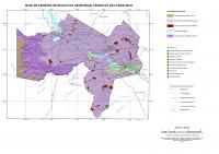 Mapa de Padrões de Relevo do Geoparque Cânion do São Francisco. Fonte: Ferreira et al., 2018.