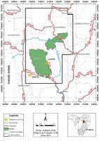 Mapa de localização da área proposta para Geossit, com destaque para os limites do Monumento Natural Pontões Capixabas ( MONA PC) ( Fonte dos dados vetoriais: limites do MONA PC: Decreto de 19 de dezembro de 2002; Base Cartográfica: IBGE, 2015). 