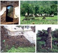 Figura 5 - Ruinas de Gongo Soco. Fotos compiladas de Gomes (2011).

