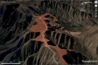 Figura 1 – Vista parcial do platô principal da Serra do Rola Moça (Imagem de satélite de 2020, compilada do Google Earth).