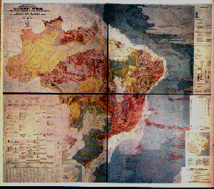 Mapa Geológico do Brasil de 1981