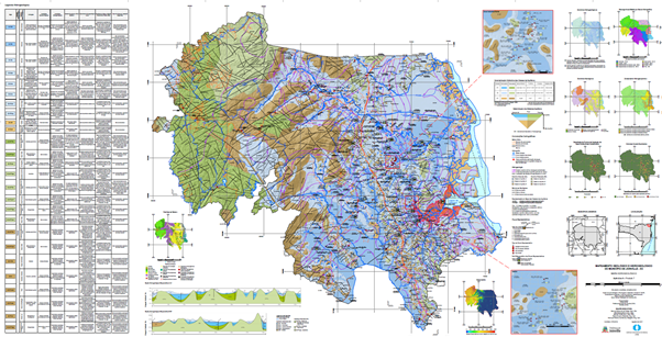  Mapa Hidrogeolgico de Joinville  ilustrando o potencial e qualidade das guas subterrneas 